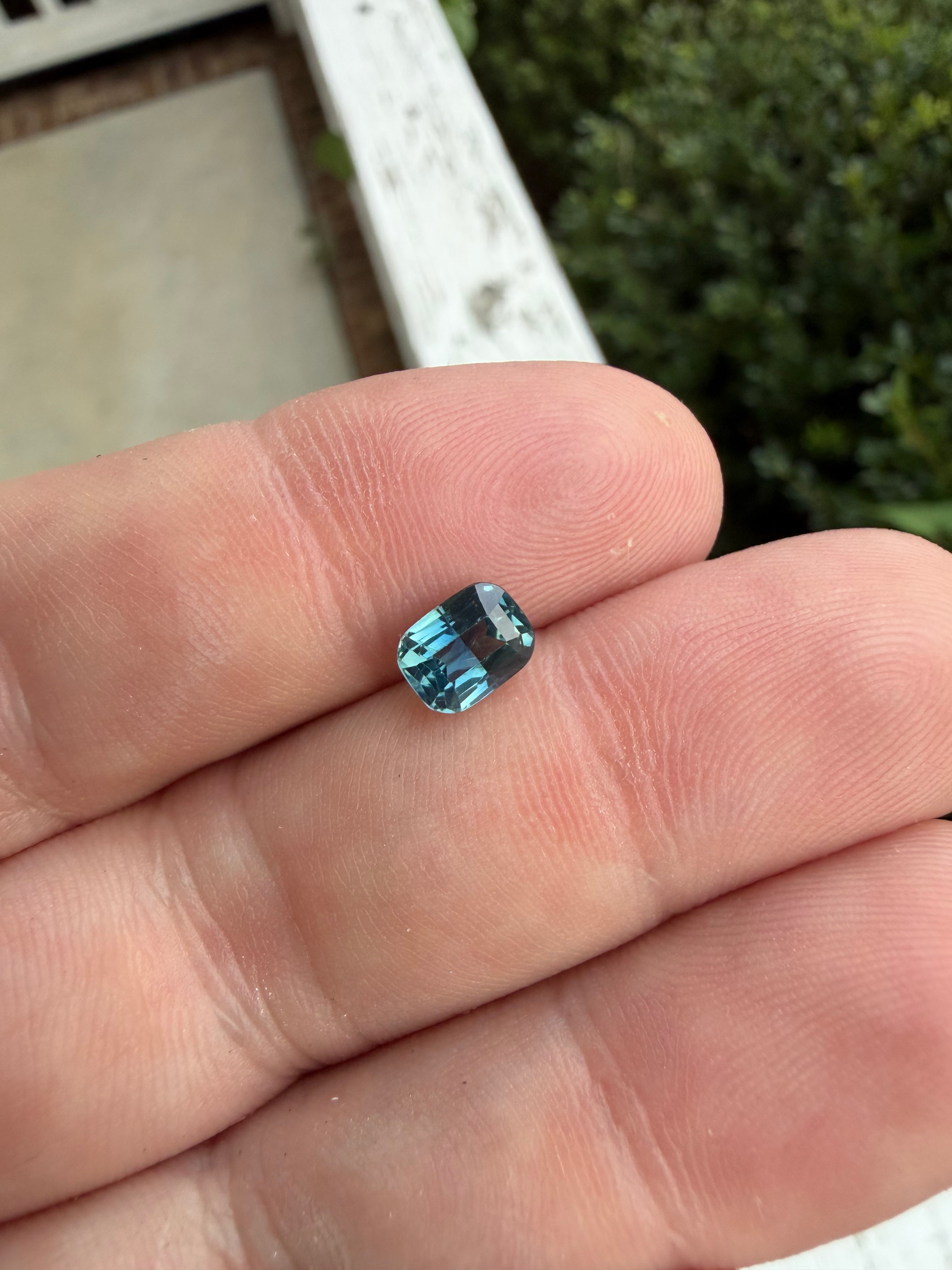 1.31 Ct Teal Sapphire